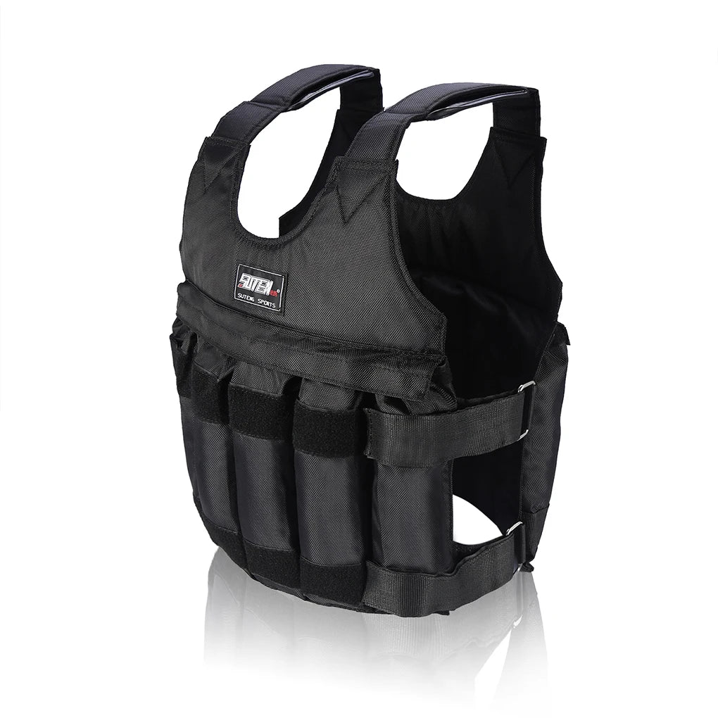 2025 New 1-20Kg Women Men Fitness Sports Weighted Vest Adjustable Workout Exercise Training Weight Bearing Clothes