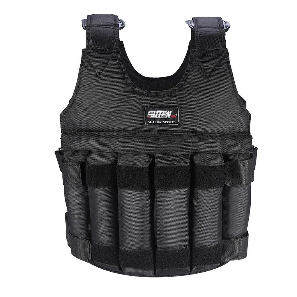 2025 New 1-20Kg Women Men Fitness Sports Weighted Vest Adjustable Workout Exercise Training Weight Bearing Clothes