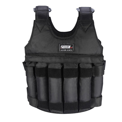 2025 New 1-20Kg Women Men Fitness Sports Weighted Vest Adjustable Workout Exercise Training Weight Bearing Clothes